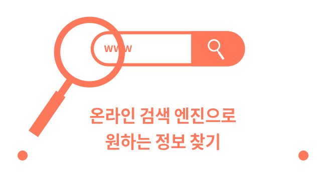 온라인 검색 엔진으로 원하는 정보 찾기