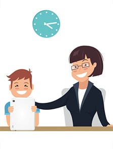 선생님 코칭 이미지