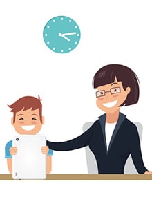 선생님 코칭 이미지